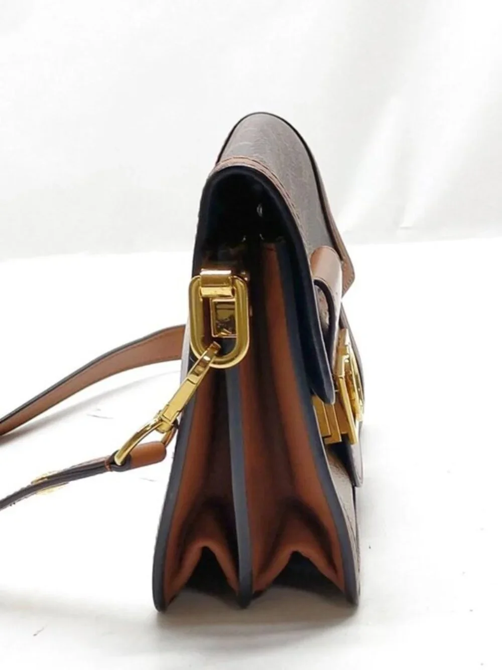 Authentic Louis Vuitton Dauphine MM Monogram Reverse Crossbody Shoulder Bag